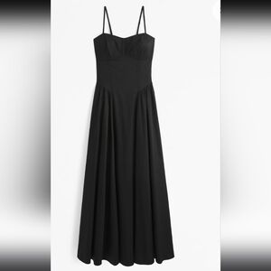 Abercrombie & Fitch Black Maxi Dress